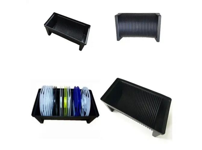 ESD stackable plastic box/SMT Reel Box for storage